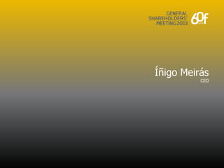 Íñigo Meirás
          CEO
 