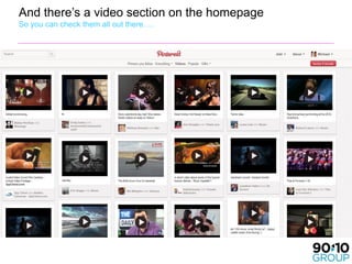 And there’s a video section on the homepage
So you can check them all out there….
 