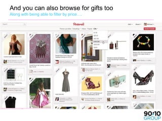 And you can also browse for gifts too
Along with being able to filter by price….
 