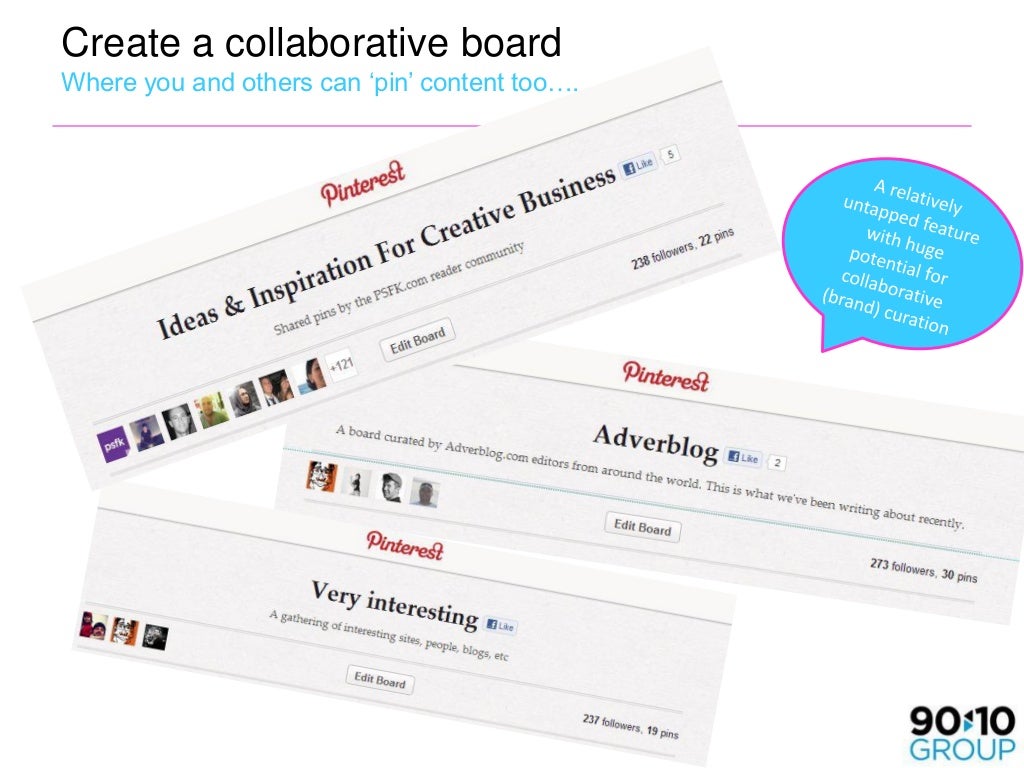 Create a collaborative board Where