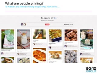 What are people pinning?
To Nathan and Mikinzie noting recipes they want to try.…
 