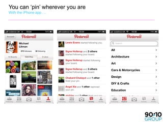You can ‘pin’ wherever you are
With the iPhone app….
 