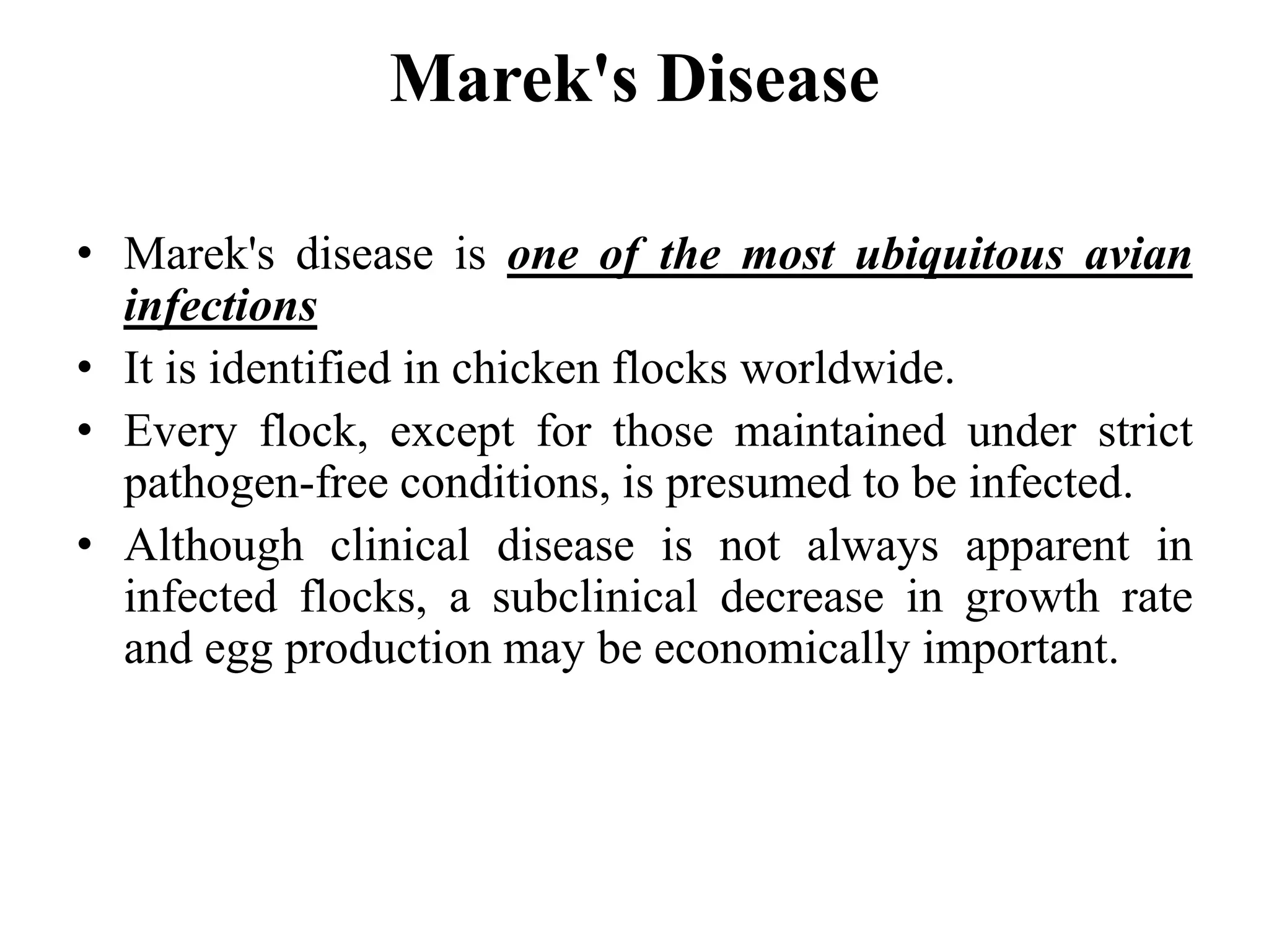 Final 1st Mareks Disease.pptx