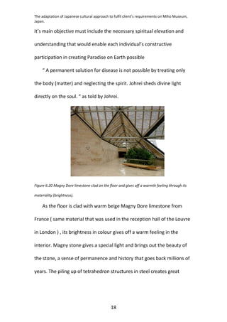 A Study on Modern Vernacular Design Strategies of Miho Museum by Chin Jovi  - Issuu