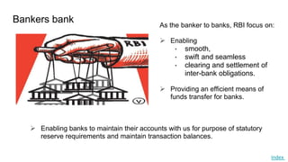 Role of RBI in Indian Banking System | PPTX