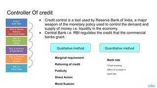 Role of RBI in Indian Banking System | PPTX