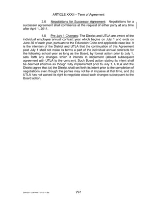 UTLA Contract 2008-2011