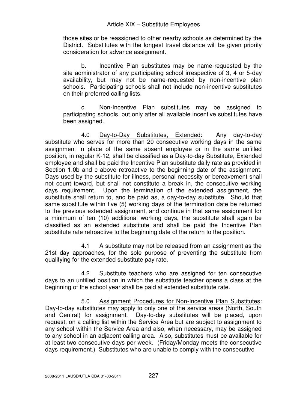 UTLA Contract 2008-2011