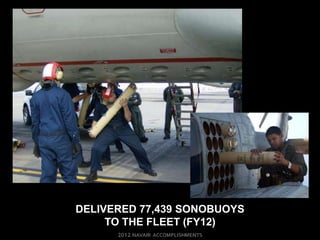 DELIVERED 77,439 SONOBUOYS
     TO THE FLEET (FY12)
 