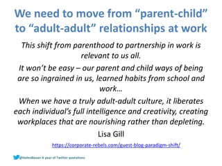 Twitter quotations 2020 from Helen Bevan