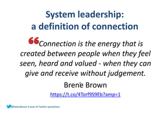 Twitter quotations 2020 from Helen Bevan