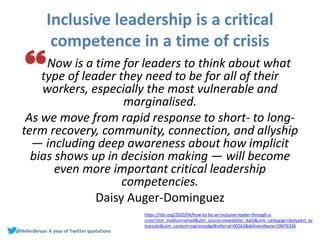 Twitter quotations 2020 from Helen Bevan