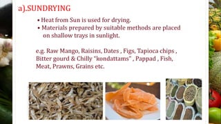 FOOD PRESERVATION TECHNIQUES | PPTX