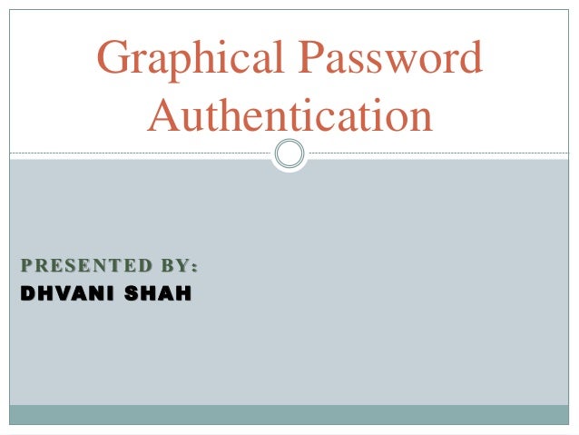 Graphical password
