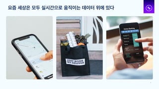 요즘 세상은 모두 실시간으로 움직이는 데이터 위에 있다
2
 