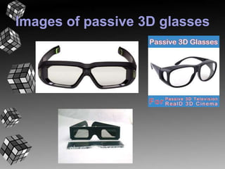 Images of passive 3D glasses 
 
