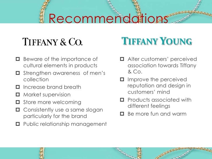 tiffany and co target audience