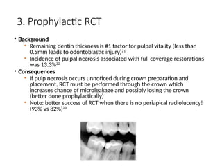 Final 8 Resto of RCT Teeth helpful presentation | PPTX