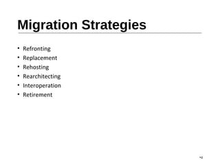 Migration Strategies & Methodologies | PPT