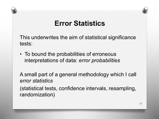 Severity as a basic concept in philosophy of statistics | PDF