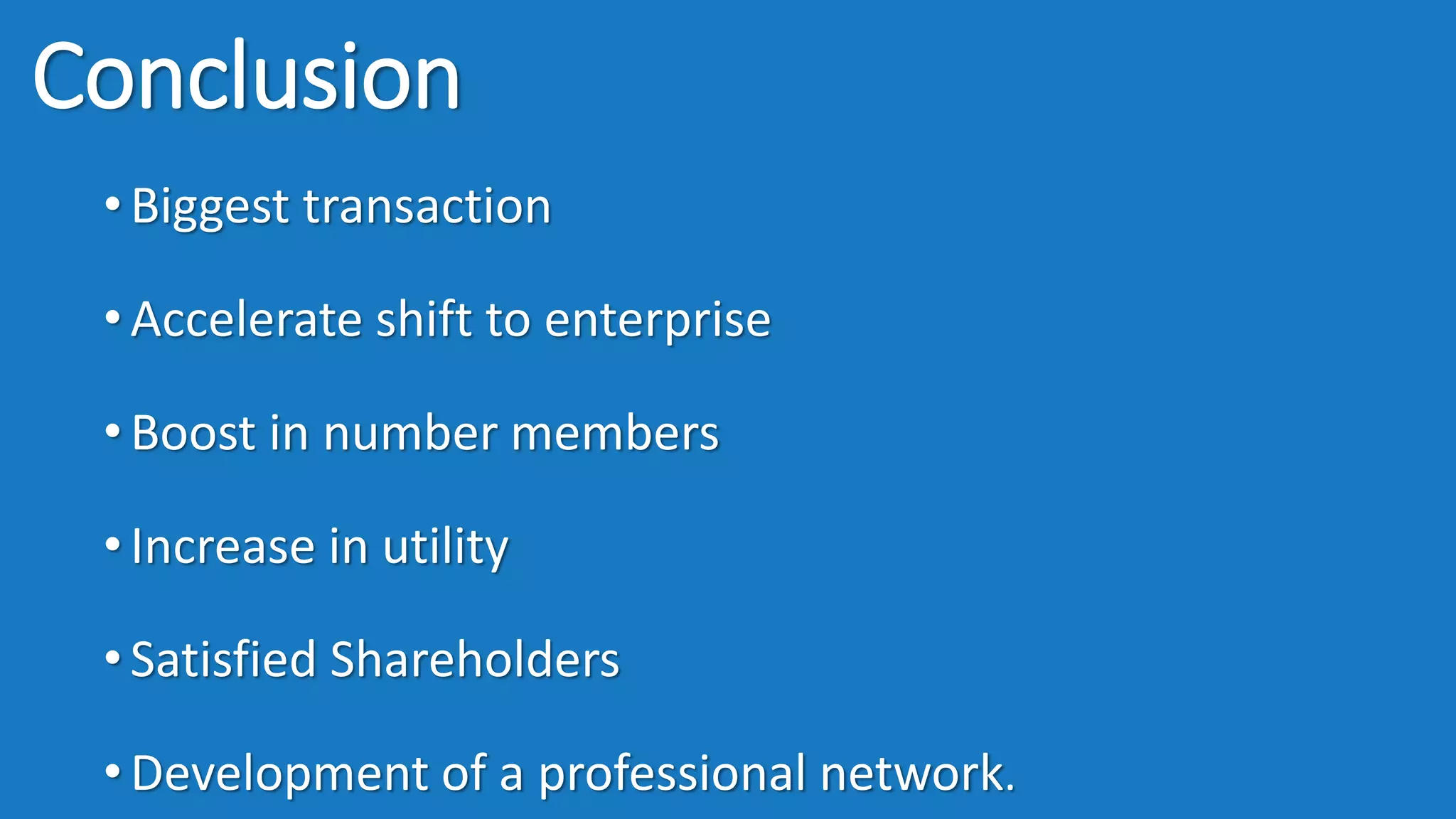 MICROSOFT ACQUISITION OF LINKEDIN PPTX