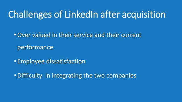 MICROSOFT ACQUISITION OF LINKEDIN | PPTX | Social Networking | Internet