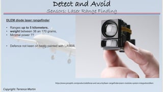 Copyright:Terrence Martin
Detect and Avoid
Sensors: Laser Range Finding
DLEM diode laser rangefinder
• Ranges up to 5 kilo...