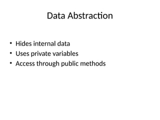 Comprehensive Guide to Abstraction in C++ Programming | PPTX