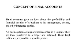 Final account | PPTX