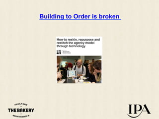 Building to Order is broken

 