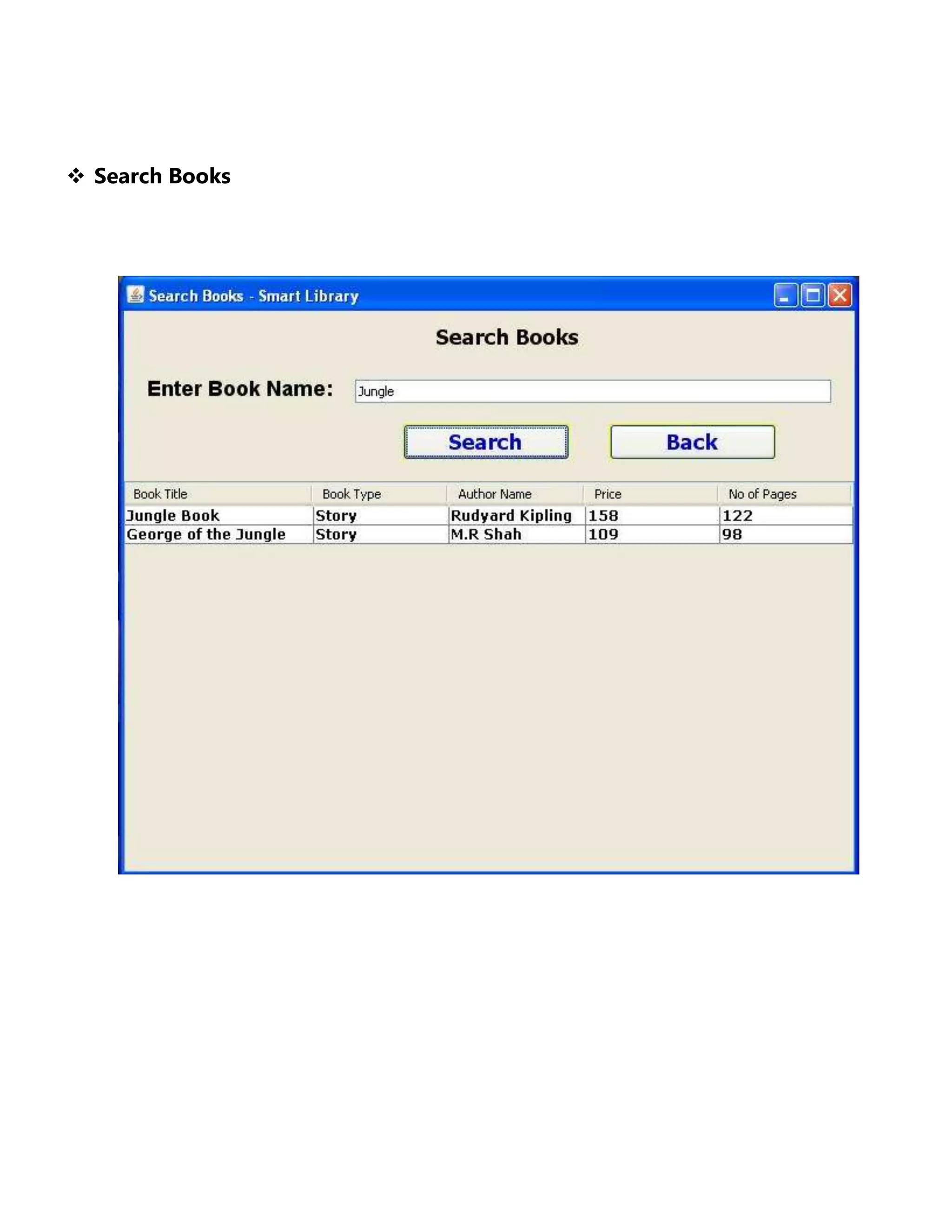  Search Books

 