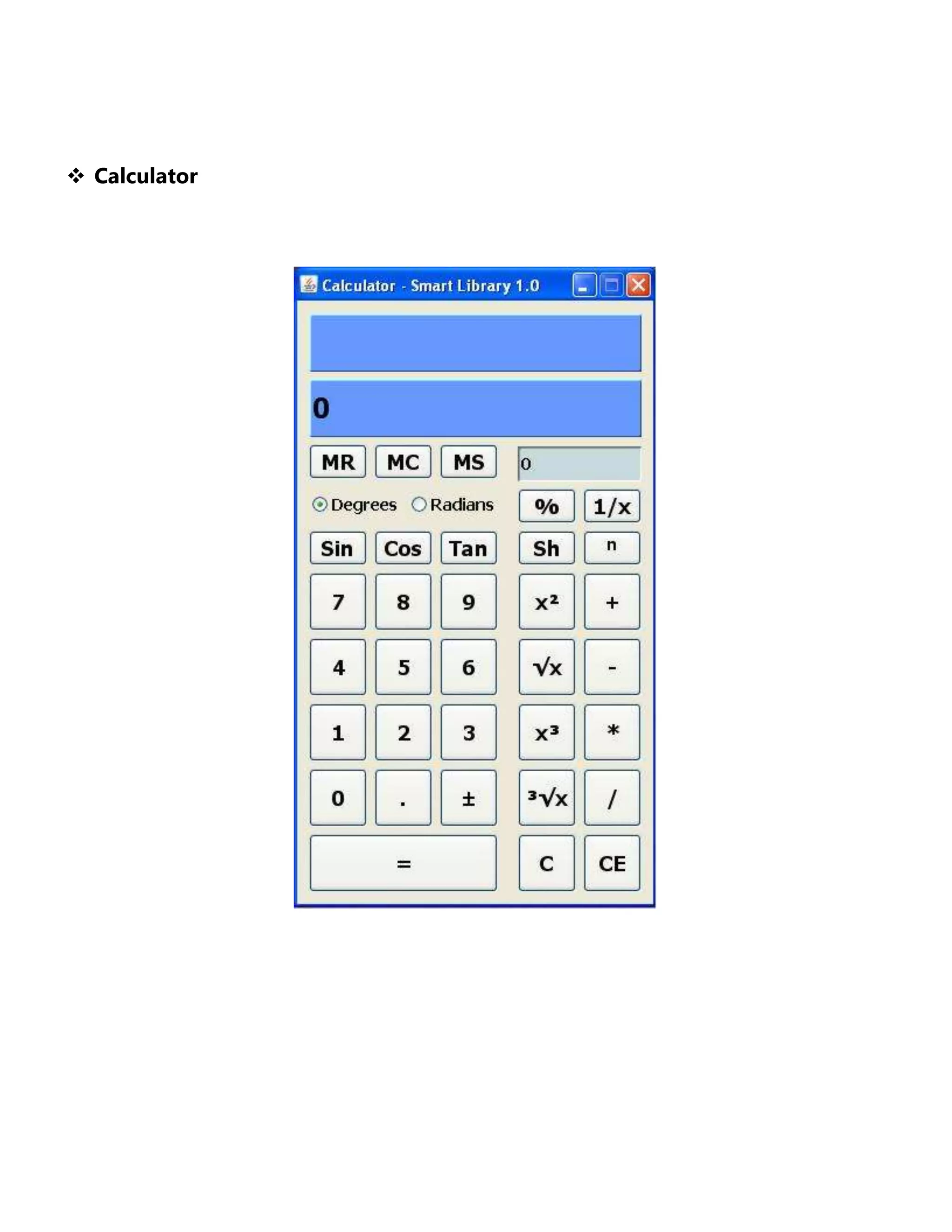  Calculator

 