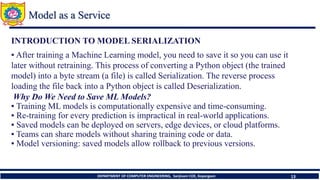 Model Serialization Model Interpretation and MLOps Fundamentals | PDF