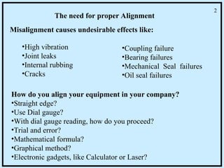 Interrupting Alignment Final alignment of rotary equipment like pump.ppt