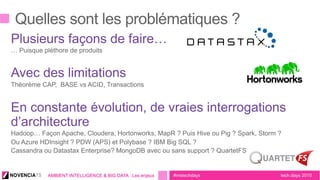 tech.days 2015#mstechdaysAMBIENT INTELLIGENCE & BIG DATA : Les enjeux
 