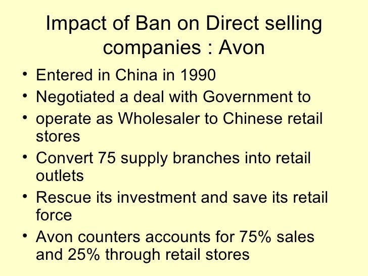 Avon direct sales business plan