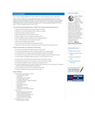 Final APC Changes 2015 – Comprehensive APC Cost Reporting