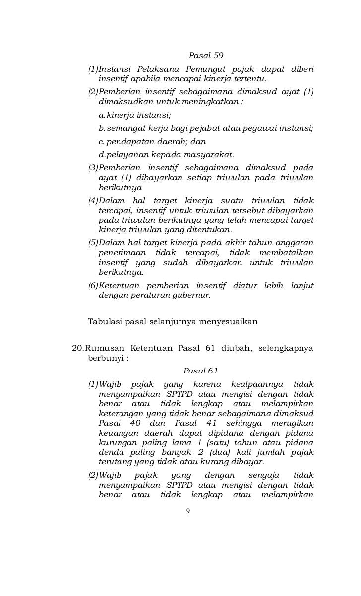 laporan pajak kendaraan bermotor Raperda Pansus 5 Laporan