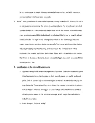 Identification of Apple’s Current “Green” Efforts