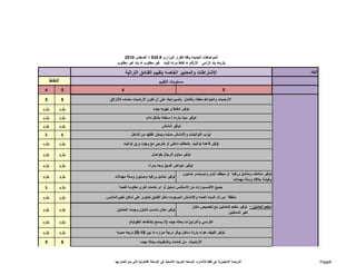 البند 
المواصفات الجديدة وفقا للقرار الوزارى # 535 / أغسطس 2010 
يلزم= بند إلزامى الأرقام = نقاط مرنه للبند غير مطلوب = بند غير مطلوب 
الإشتراطات والمعايير الخاصه بتقييم الفنادق التراثية 
مستويات التقييم النقاط 
4 5 4 5 
5 6 
يلزم يلزم 
يلزم يلزم 
يلزم يلزم 
5 6 
يلزم يلزم 
يلزم يلزم 
يلزم يلزم 
الأرضيات والحوائط مغطاه بالكامل بالسيراميك على أن تكون الارضيات مضاده للانزلاق 
توفير مباول للرجال بفواصل 
توفير احواض غسيل وجه بمرآه 
توفير مناشف ومناديل ورقيه او مجفف أيدى وديسبنسر صابون 
وفيشة حلاقه وسلة مھملات توفير مناديل ورقيه وصابون وسلة مھملات يلزم يلزم 
يلزم 5 
يلزم يلزم 
جميع الاكسسوارات من إلاستنلس إستيل أو اى خامات أخرى مقاومه للصدأ 
منطقة دورات المياه العامه والأدشاش الموجوده داخل الفندق تحتوى على أماكن تغييرالملابس 
مطعم العاملين : توفير مطعم للعاملين مع تخصيص مكان 
لغير المدخنين توفير مكان مناسب لتناول وجبات العاملين يلزم يلزم 
يلزم يلزم 
يلزم يلزم 
5 6 
توفير شفاط و تھويه جيده 
توفير مياه بارده / ساخنه بشكل دائم 
توفير أدشاش 
أبواب التواليتات والأدشاش صلبه ويمكن غلقھا من الداخل 
توفير قاعدة تواليت بشطاف داخلى أو خارجى مع وجود ورق تواليت 
الكراسى والترابيزات بحاله جيده (لا يسمح بالمقاعد الطوليه) 
25 درجه مئويه - توفير تكييف ھواء بارد/ ساخن يوفر درجة حراره ما بين 18 
الأرضيات من خامات وتشطيبات بحاله جيده 
الترجمه الإنجليزية ھى فقط للاشاره، النسخه العربيه الاصلية ھى النسخة القانونية التى يتم العمل بھا Page8 
 