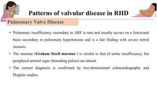 Acute Rheumatic fever and Rheumatic Heart disease | PPTX