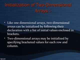 Arrays Basics | PPT