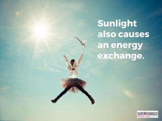 Sunlight
also causes
an energy
exchange.
 