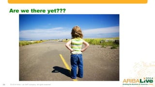 Are we there yet???
© 2014 Ariba – an SAP company. All rights reserved.39
 