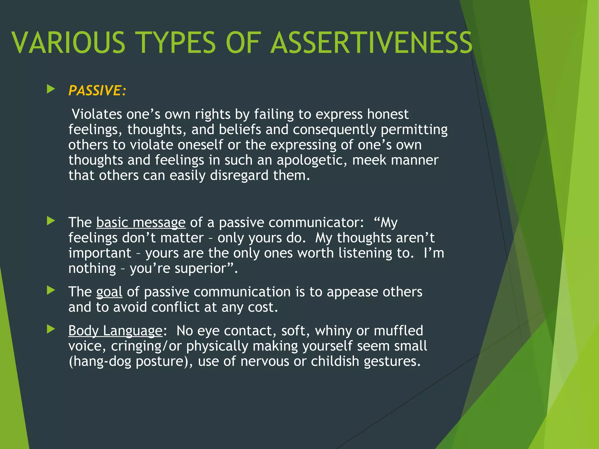 Assertiveness Training | PPT