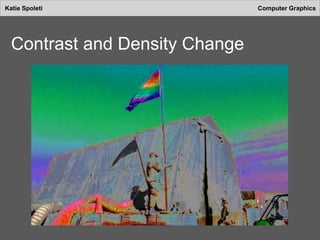 Katie Spoleti Computer Graphics
Contrast and Density Change
 