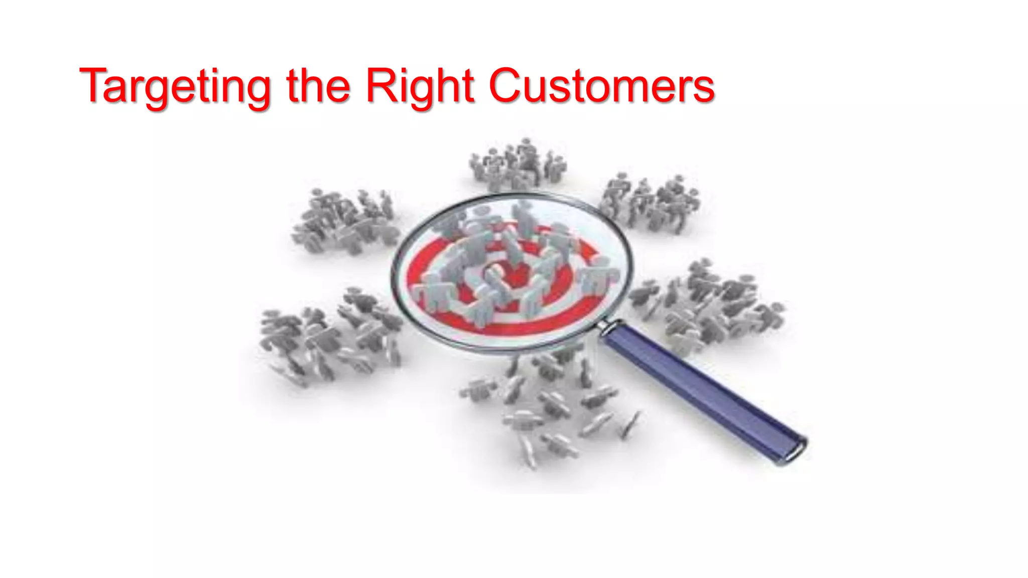 Targeting the Right Customers
 