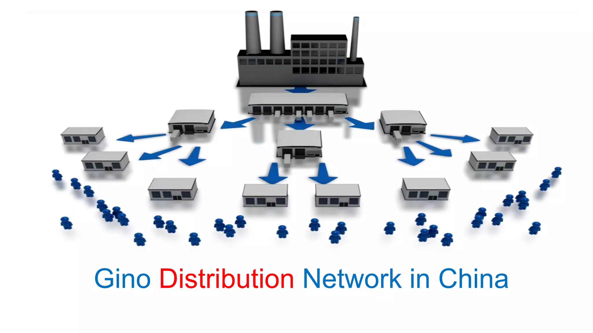 Gino Distribution Network in China
 