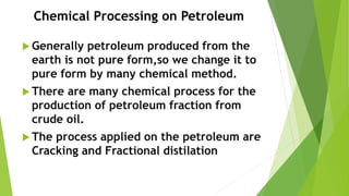 Fractional Distillation
 The process of separating a mixture into a
series of fractions of different volatilities
by the ...