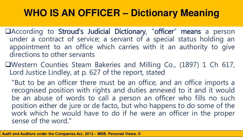 Discussion on Chapter X - Audit and Auditors under the Companies Act;â€¦